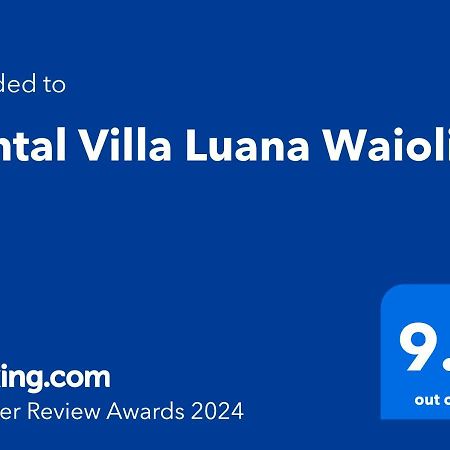 Rental Villa Luana Waioli Tomigusuku Eksteriør bilde